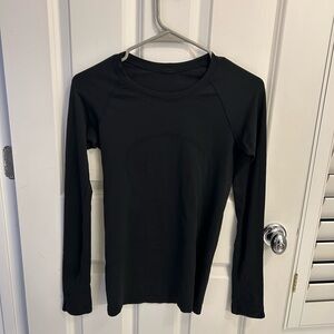 Lulu Black Long Sleeve Swiftly Tech